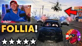 VELOX E I SALIERI SCAPPANO DALLA POLIZIA PER 30 MINUTI DI FILA SU GTA RP! 👮 INSEGUIMENTO LEGGENDARIO