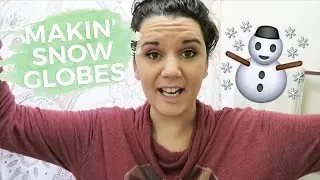MAKING SNOW GLOBES AT OSH | VLOGMAS DAY TWO | SHUGGILIPPO