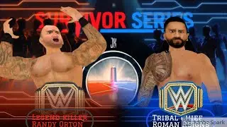 Randy Orton Vs Roman Reigns WWE Survivor Series 2020-WR3D