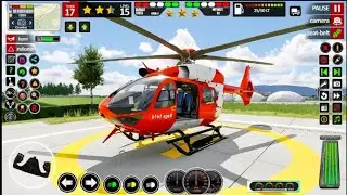 Helicopter flying simulator game 3d|| Emergency rescue simulator android gameplay