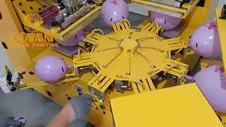balloon screen printer#screenprinter #textileprinting #machine