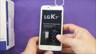 The( White)  LG K7 Unboxing and first look For Metro Pcs\t-mobile