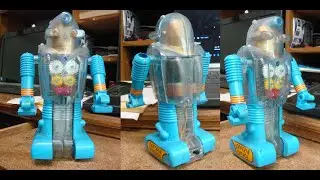 1965 Japan, Imai kit, Captain Patrol  robot.  Ozzy repair Challenge.
