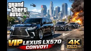 GTA 5 VIP / High Security Convoy 4KUltra Realistic Graphics Gameplay #gta #gaming