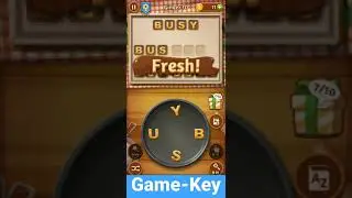 Word cookies #wordcookies match the word #gameasmr #matchtheblock #level  #Game-Key