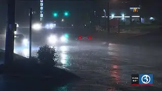 Video: Moderate to heavy flooding expected in New Milford, Simsbury