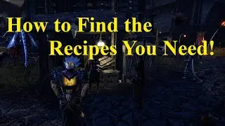 ESO How to Find the Recipes You Need!