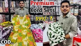 Premium Cord Set Manufacturer | Cord Set Wholesale Market In Surat | Trendy Cord Sets