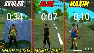 SKYLER VS ALOK VS MAXIM ABILITY TEST FREE FIRE- SAMSUNG,A3,A5,A6,A7,J2,J5,J7,S5,S6,S7,S9,A10