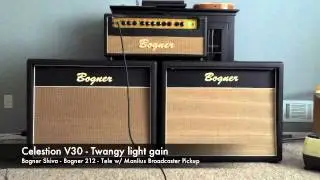 Celestion Creamback H75 vs Vintage 30 - Bogner Shiva