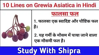 10 Lines on Phalsa Fruit in Hindi | Short Essay on Phalsa Fruit in Hindi | 10 पंक्तियां फालसा फल पर