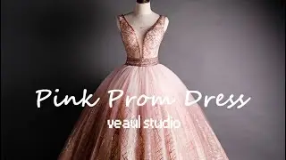 High-end Candy Pink Dancing Prom Dresses 2021 Ball Gown