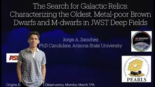 Characterizing old, low Fe/H Brown Dwarfs and M-dwarfs in JWST Deep Fields (Jorge Sanchez, ASU)