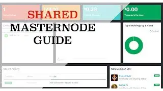 Shared Masternode 만들기 (CryptoHashTank)