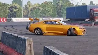 CHEVY CAMERO ZL1 Gold Runs + Cinematic Camera Angles - Parking A CarX Drift Online