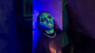 HUXLEY SCHOOL OF MAKEUP💙👽💚 #shorts #makeupschool #makeup #alien #sfx #avatar #avatarthewayofwater