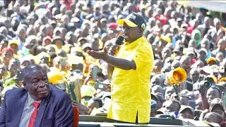 RUTO KICK OFF HIS CAMPAIGNS IN NYERI GACHAGUA'S BEDROOM MAKING HIS UDA PARTY POPULAR IN MT KENYA!!