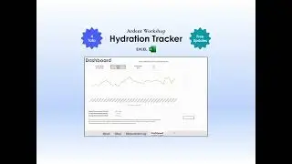 Hydration Tracker - Excel -  Daily Water Intake Log and Consumption Manager to Stay Hydrated