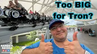 Тестирование жира TRON Lightcycle Run Disney World