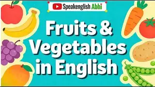 Master useful names of fruits and vegetables in English with examples and clear pronunciation help.