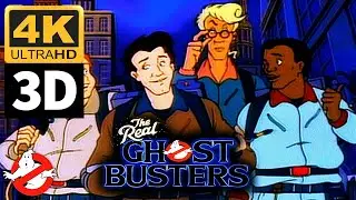 The Real Ghostbusters Intro 3D (4K 60fps SBS 3D)