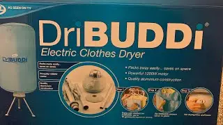 Распаковка и сборка электрической сушилки для одежды DriBuddy | Решение для сушки одежды