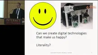 Albrecht Schmidt (Opening  Keynote): Amplifying Human Abilities: Digital Technologies to Enhance  ..