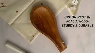 Folkulture Spoon Rest for Kitchen Counter.
