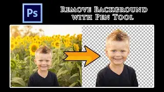 How to remove background in Photoshop | Remove background in photoshop with pen tool