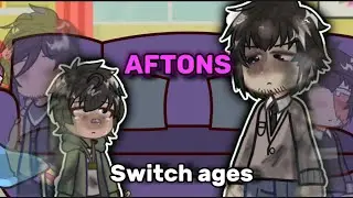 Afton Family switch ages for about 24 hours—[FNAF]//afton Family skit//-