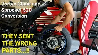 Vortex Chain and Sprocket Installation(gearing change) | Build Series Ep. 2