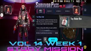 New State Mobile 🔥(Toy Robot Boxes) VOL 14 WEEK 1 STORY MISSION ALL CONFIRMED LOCATION 👍🏻