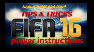 FIFA 16 HOW TO USE PLAYER INSTRUCTIONS - TIPS & TRICKS