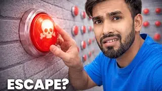 100 MYSTERY BUTTON 😱 BUT ONLY ONE LETS YOU ESCAPE.....