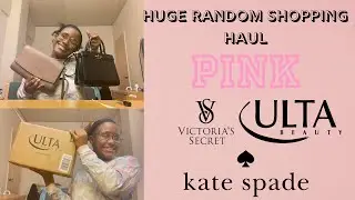 |HUGE RANDOM SHOPPING HAUL| Hygiene Products, Ulta Beauty, Kate Spade, Pink, Victoria's Secret