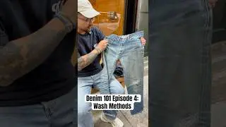 Denim 101. Эпизод 4: Методы стирки #japanesedenim #selvedgedenim