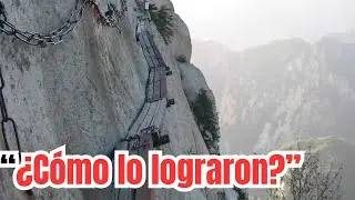 How is this possible? A hand-dug tunnel inside a mountain.