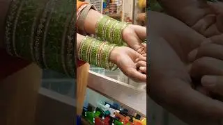 Glass bangles latest design set #greenbangles #trending #bangles #bangleswholesaler #green #latest.