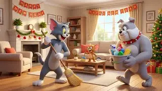 Tom, Jerry & Spike Team Up to Clean the House for New Year 🎉🧹 A Fresh Start Together!