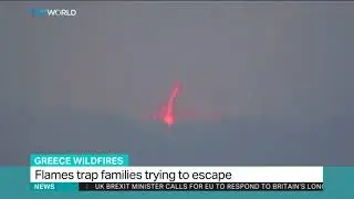 Tourist town of Mati destroyed in Greek wildfires