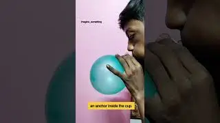 How the Paper Cup Balloon Rocket Works!!! #ytshorts #experiment #subscribe #physics #school