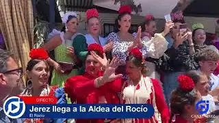 2024 La hermandad del Rocio de Jerez llega,a lo grande al Rocío para presentarse ante la Señora