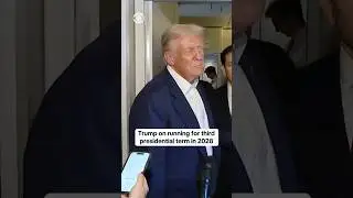 Трамп о баллотировании на третий президентский срок в 2028 году #шорты
