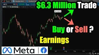 $6.3 Million Trade on META Stock for Earnings: Buy or Sell?