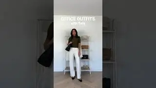 Work outfits with flats 🤍 #fashion #workwear #style