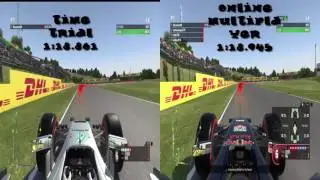 F1 2016 Lap Comparison. Hungary TT vs Online
