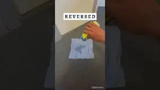 Normal VS Reverse. Cleaning Up #shorts #reverse #pov