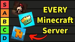 I Ranked EVERY Minecraft Server in a Tier List!