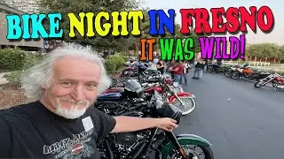 Bike Night in Fresno CA was a real CRAZY PARTY! Best One Ever