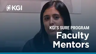 Leandra Gonzalez: How KGI Faculty Provide Mentorship in the SURE Program
